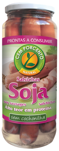 Salsichas de Soja Cem Porcento - 260 gr.