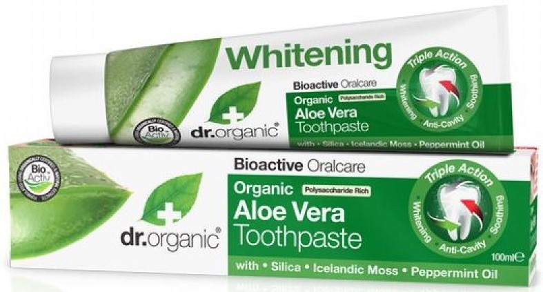 Pasta De Dentes Aloe Vera Bio Dr Organic 100 Ml Biocampello