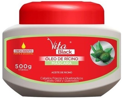 VitaBlack - Máscara Óleo de Ricínio - 500 gr.