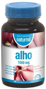 Alho 1000 mg Naturmil - 90 cápsulas
