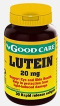 Lutein 20mg Good Care - 30 cápsulas