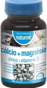 Cálcio+Magnésio+Zinco e Vit. D Naturmil - 90 comprimidos