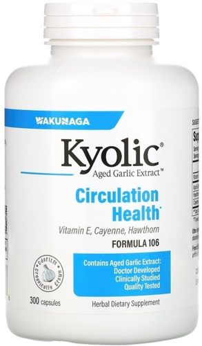 Kyolic Circulation Fórmula 106 - 100 cápsulas