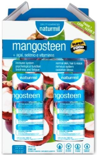 Mangosteen Pack Naturmil - 1L - Pague 1 Leve 2