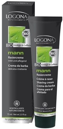 Creme de Barbear Ginkgo&Cafeína Bio Logona - 75 ml