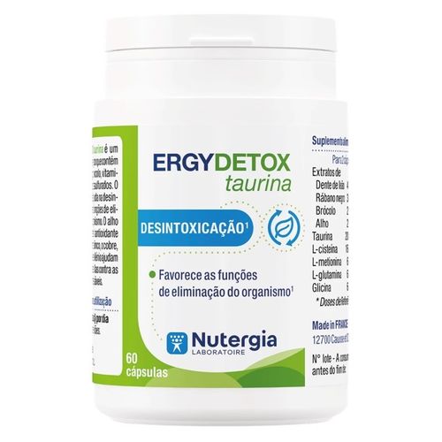 ErgyDetox Taurina - 60 cápsulas