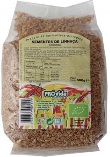 Sementes de Linhaça Dourada - 500 gr.