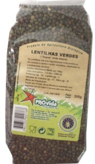 Lentilhas Verdes "Dupuy" com casca - 500 gr.