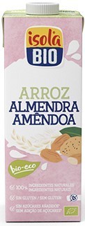 Bebida de Arroz com Amêndoa Isola Bio - 1L