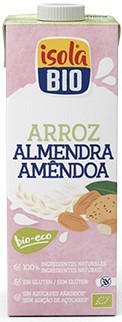 bebida arroz e amendoa isola 1L