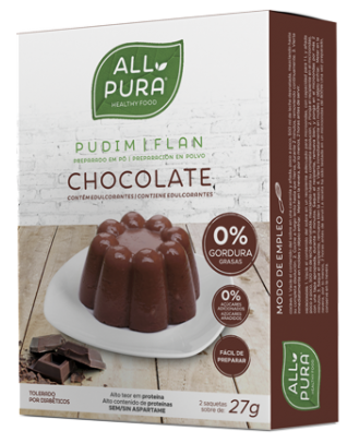 pudin flan chocolate allpura