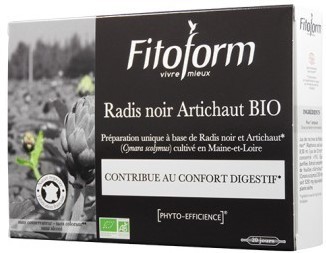 Rábano Negro + Alcachofra Bio Fitoform - 20 ampolas