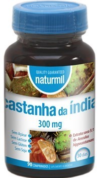 Castanha da Índia Naturmil - 90 comprimidos