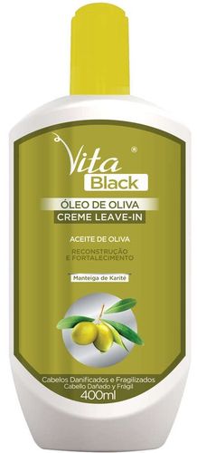 VitaBlack - Creme Leave-In Óleo de Oliva - 400 ml