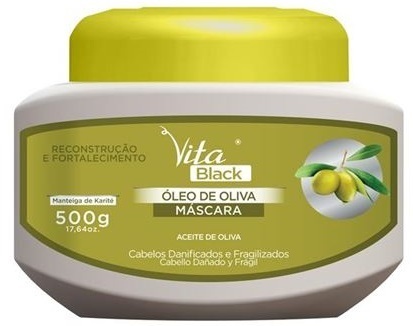 VitaBlack - Máscara Óleo de Oliva - 500 gr.