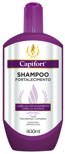 Capifort - Shampo Fortalecimento de Cabelos com Alisamento - 400 ml