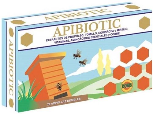Apibiotic - 20 ampolas