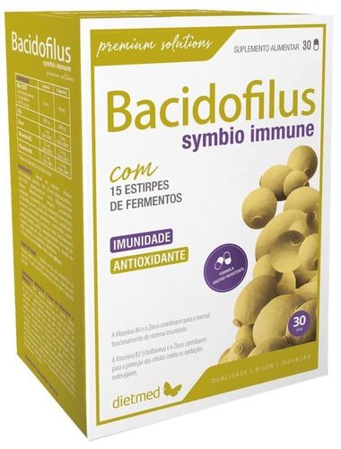 Bacidofilus Symbio Imunne - 30 cápsulas PAGUE 2 LEVE 3*