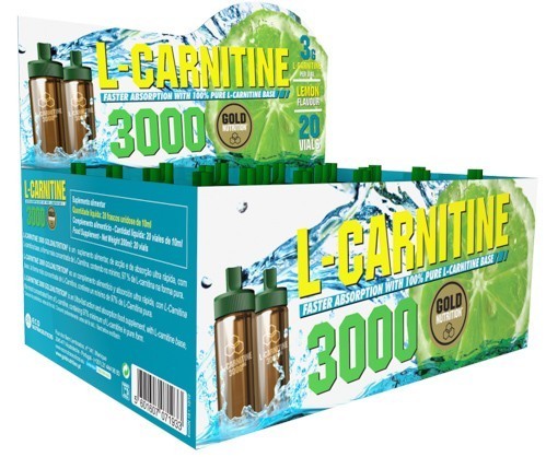 L-Carnitine 3000 Gold Nutrition - 20 shots