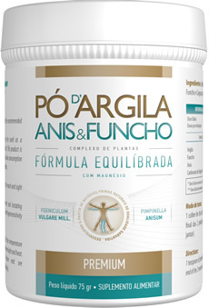 Pó D'Argila Anis&Funcho - 75 gr