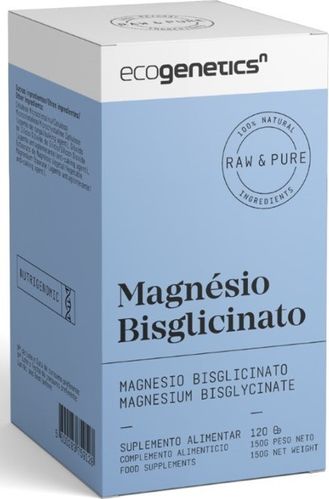 Magnésio Bisglicinato ecogeneticsN - 120 comprimidos