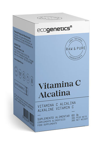 Vitamina C Alcalina ecogeneticsN - 60 cápsulas