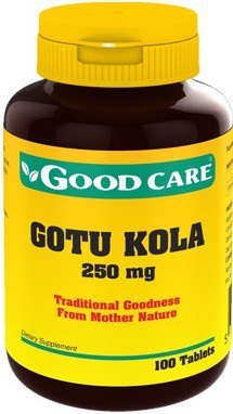 Gotu Kola 250mg Good Care - 100 comprimidos