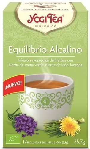 infusao equilibrio alcalino yogi tea