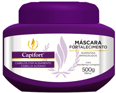 Capifort - Máscara Fortalecimento para Cabelos com Alisamento - 500 gr.
