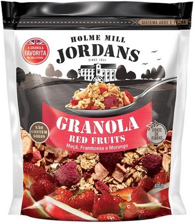 Jordans Granola Super Frutos Vermelhos - 550 gr