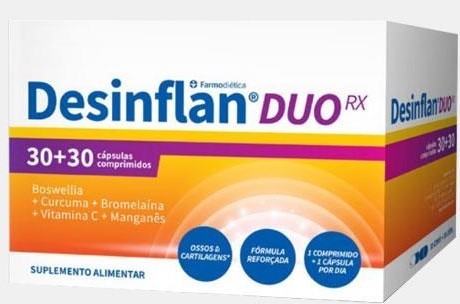 Desinflan® Duo RX - 30 comprimidos + 30 cápsulas