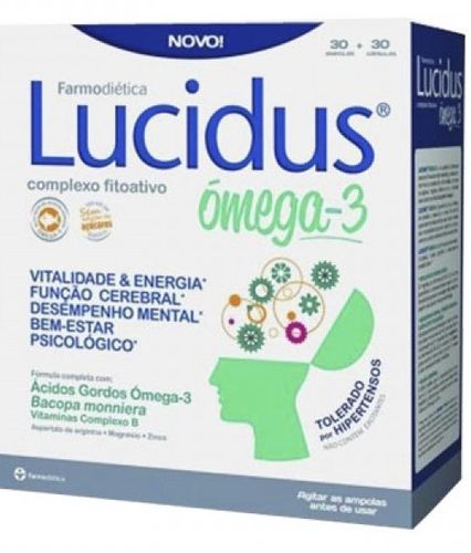 Lucidus® Omega 3 - 30 cápsulas + 30 ampolas