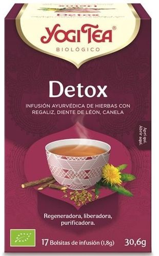 Infusão Detox Yogi Tea® - 17 saquetas
