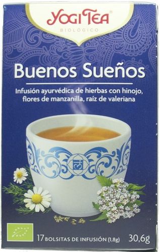 infusao  bons sonhos yogi tea