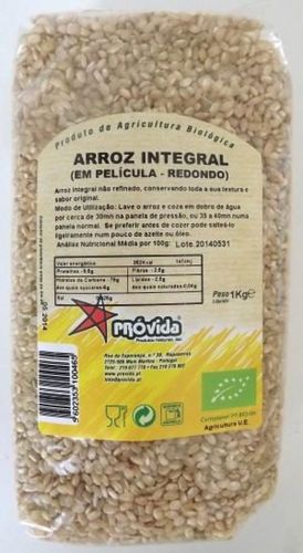 Arroz Integral (em película - redondo) - 1 kg