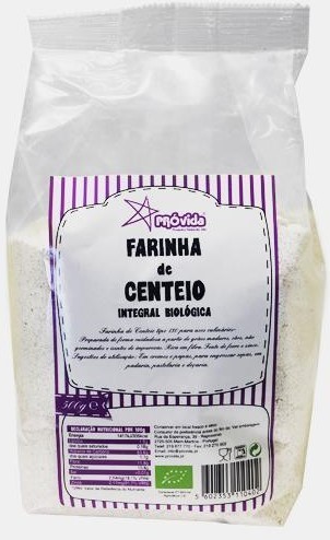 Farinha de Centeio Integral Biológica - 500 gr.