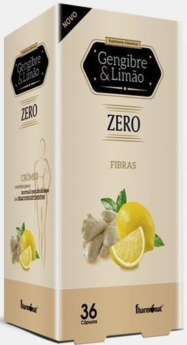 Gengibre&Limão Zero - 36 cápsulas