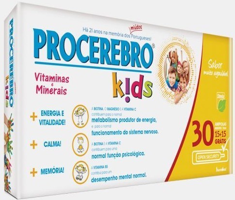 Procerebro Kids - 30 ampolas