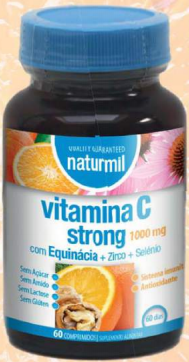 Vitamina C Strong Naturmil - 60 comprimidos