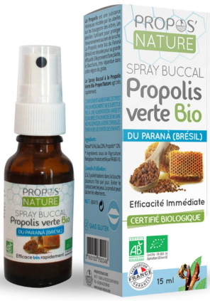 spray bucal propolis verde bio