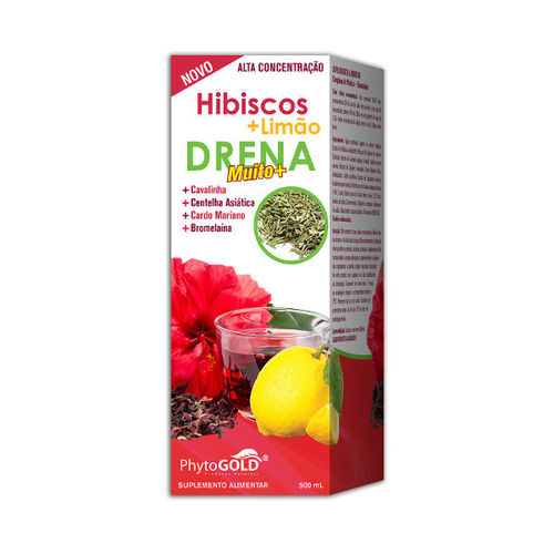 drena muito+ hibiscus + limão