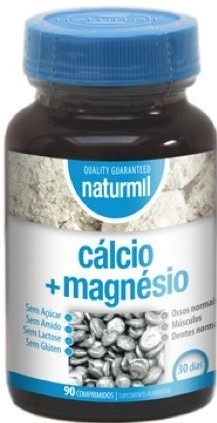 calcio + magnésio naturmil 90 comp.