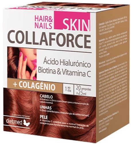 Collaforce Skin, Hair & Nails - 20 ampolas