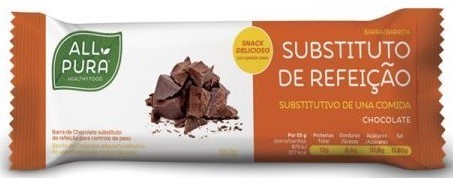 Barra Substituto de Refeição Chocolate AllPura - 55 gr.