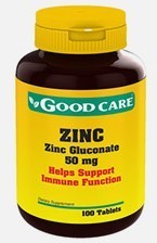 zinc good care 50 mg - 100 comprimidos