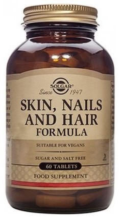 Solgar Skin, Nails & Hair - 60 comprimidos