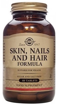 skin, nails and hair solgar - 60 comprimidos