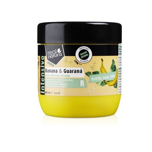 Máscara Super Hair Food Banana & Guaraná Real Natura - 500 ml