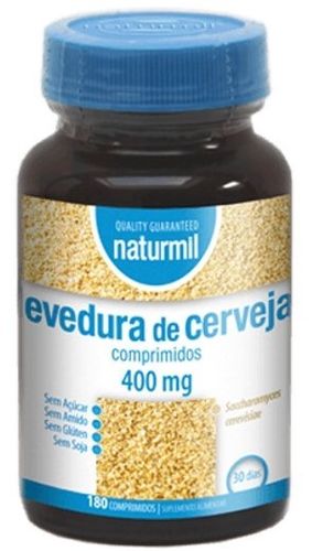 Levedura de Cerveja 400 gr Naturmil - 180 comprimidos