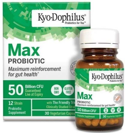 kyo-dophilus max probiotic - 30 cápsulas